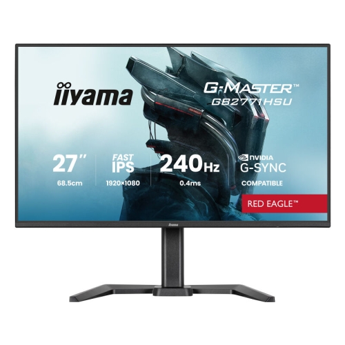 Monitor 27 cali GB2771HSU-B1 0.4ms,Fast IPS, HAS (150) PIVOT, 1xUSB 3.2, 1xUSB C, 240Hz, DP, 2xHDMI,Adaptive G-SYNC-1920x1080@48-240Hz DP Only