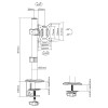 MACLEAN UCHWYT BIURKOWY DO MONITORA LCD MC-751N-10025768