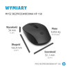 Mysz HP 150 Wireless Mouse bezprzewodowa czarna 2S9L1AA-10027881