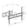 MACLEAN UCHWYT DO TELEWIZORA VESA 600X400 MC-710N-10030570