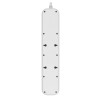Listwa zasilająca Belkin Power Surge 4-PORT + 1xUSB-A +1xUSB-C 2.4A PD 525J 2m White Schuko-10064245