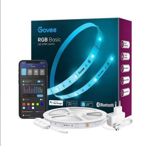 Govee H615A LED Strip Light 5m; Taśma LED; Wi-Fi, RGB-10008065