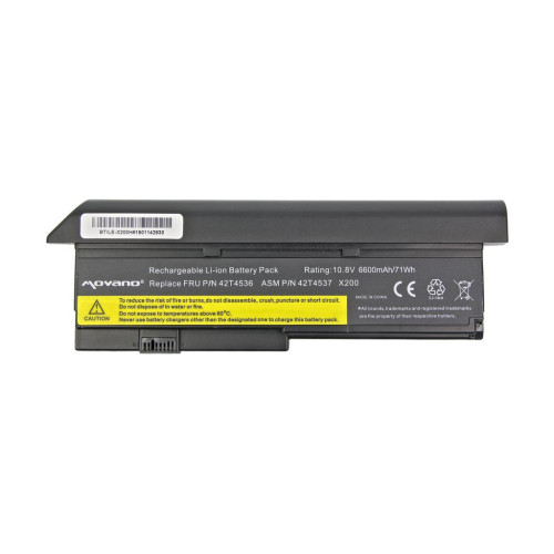 Bateria Movano do Lenovo X200 (6600mAh)-1001029
