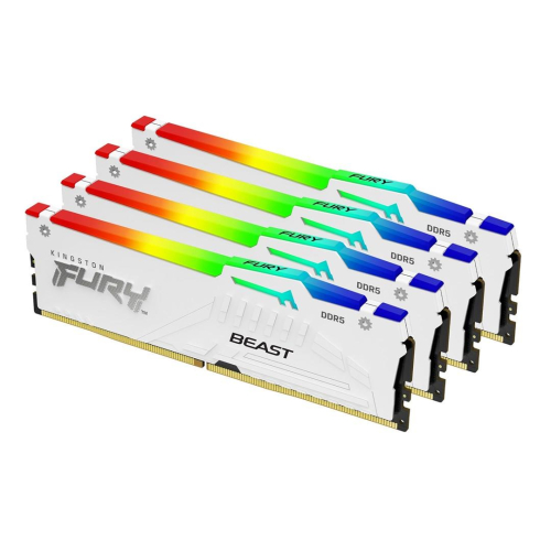 Kingston FURY DDR5 128GB (4x32GB) 5200MHz CL40 Beast White RGB-10013166
