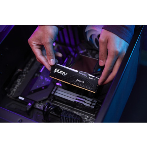 Kingston FURY DDR5 128GB (4x32GB) 5600MHz CL40 Beast Black RGB-10013193