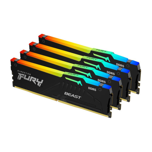 Kingston FURY DDR5 128GB (4x32GB) 5600MHz CL40 Beast Black RGB-10013196