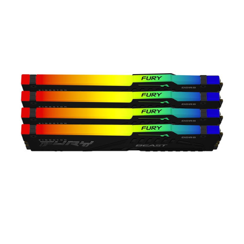 Kingston FURY DDR5 128GB (4x32GB) 5600MHz CL40 Beast Black RGB-10013197