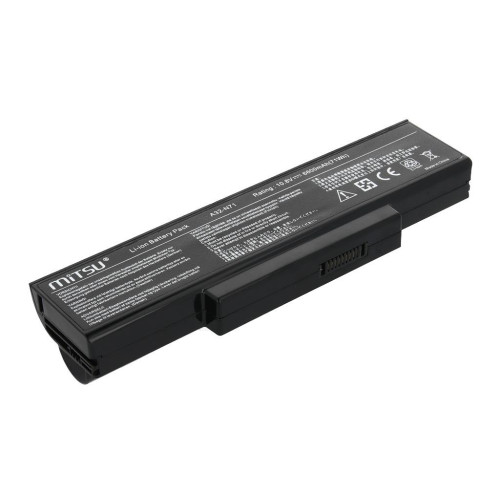 Bateria Mitsu do Asus K72, K73, N73, X77 (6600mAh)-1001651