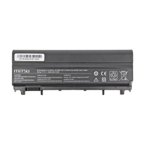 Bateria Mitsu do Dell Latitude E5440, E5540 (6600mAh)-1002598