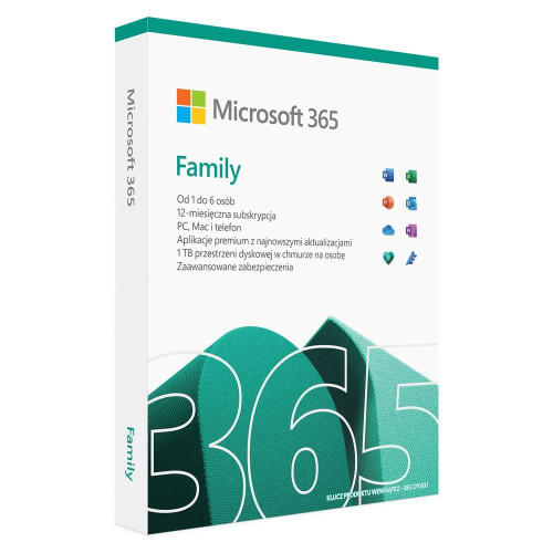 Microsoft 365 Family Polish EuroZone Subscr-10026718
