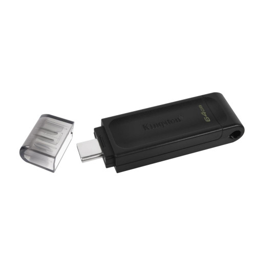 KINGSTON FLASH 64GB USB-C 3.2 Gen1 DataTraveler 70-10027388