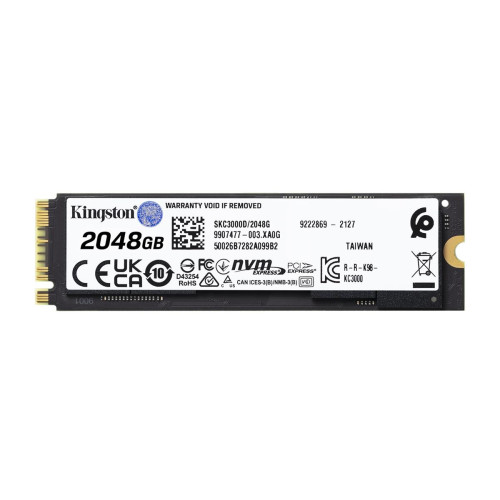 Dysk SSD Kingston KC3000 (2TB; M.2 2280; PCIe 4.0 x4 NVMe; SKC3000D/2048G)-10035938