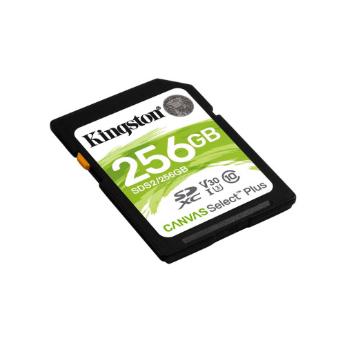 Karta pamięci Kingston Canvas Select Plus SDS2/256GB (256GB; Class U3, V30; Karta pamięci)-10040574