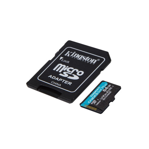 KINGSTON microSDXC Canvas Go Plus 64GB + adapter-10040584