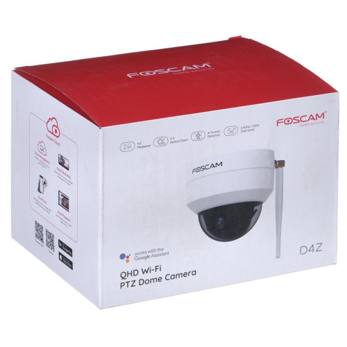 Kamera IP Wi-fi Foscam D4Z OUTDOOR 4MP Biała-10048230