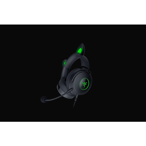 Razer Wired, Nauszne, Czarny, Zestaw słuchawkowy do gier, Kraken V2 Pro, Kitty Edition-10049128