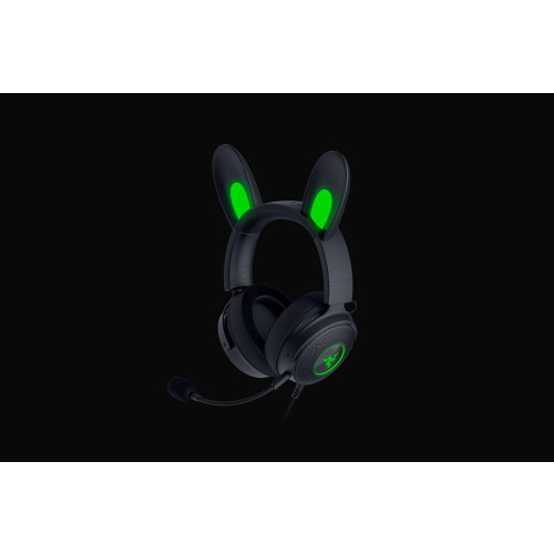 Razer Wired, Nauszne, Czarny, Zestaw słuchawkowy do gier, Kraken V2 Pro, Kitty Edition-10049131