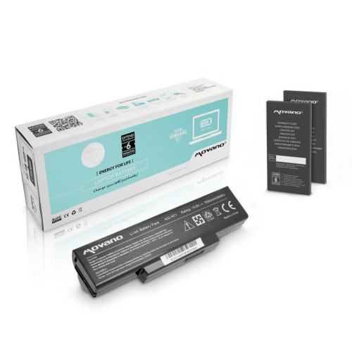 Bateria Movano Premium do Asus K72, K73, N73, X77 (7800mAh)-1005178