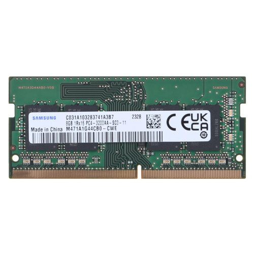 Samsung SO-DIMM 8GB DDR4 1Rx16 3200MHz PC4-25600 M471A1G44CB0-CWE-10053158