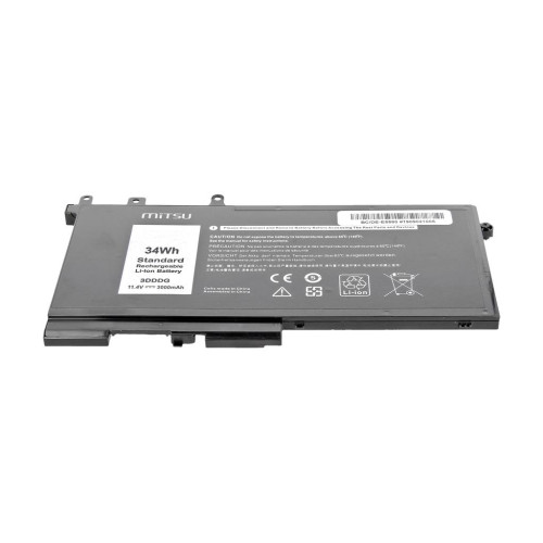 Bateria Mitsu do Dell Latitude E5280, E5480, E5580-1005750