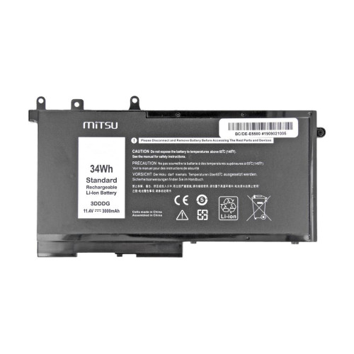 Bateria Mitsu do Dell Latitude E5280, E5480, E5580-1005752
