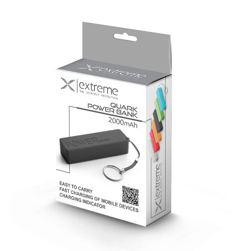 ESPERANZA POWER BANK 2000MAH QUARK CZARNY XMP101K-10064198
