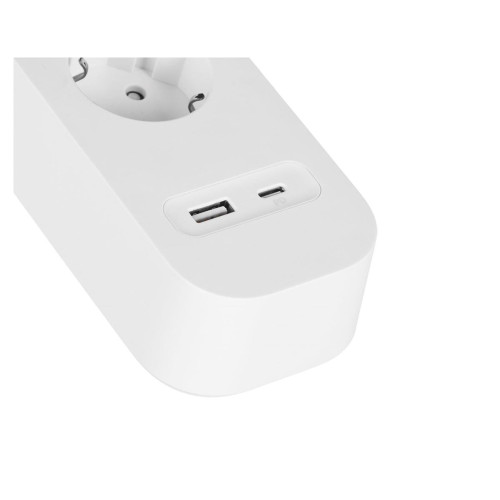 Listwa zasilająca Belkin Power Surge 4-PORT + 1xUSB-A +1xUSB-C 2.4A PD 525J 2m White Schuko-10064247