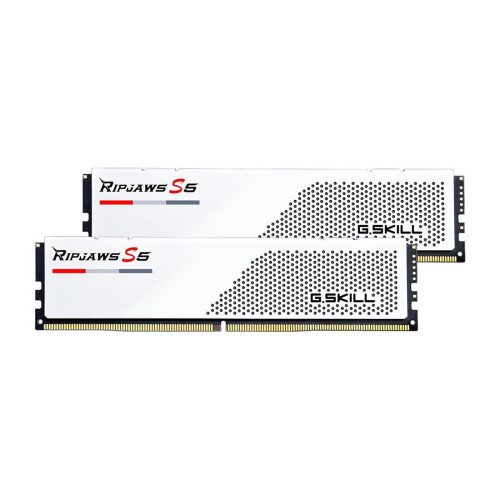 G.SKILL RIPJAWS S5 DDR5 2X16GB 6000MHZ CL30 XMP3 WHITE F5-6000J3040F16GX2-RS5W-10066442