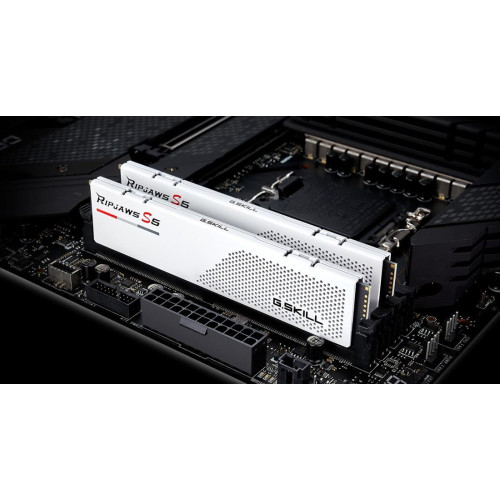 G.SKILL RIPJAWS S5 DDR5 2X16GB 6000MHZ CL30 XMP3 WHITE F5-6000J3040F16GX2-RS5W-10066446