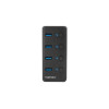 Hub USB 4 porty Mantis 2 USB 3.0 z włącznikiem + zasilacz -1010198