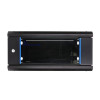 Szafka wisząca rack 4U 600x450 czarna szklane drzwi-10156287
