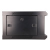 Szafka wisząca rack 4U 600x450 czarna szklane drzwi-10156292