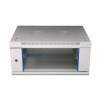 Szafka wisząca rack 4U 600x450 szara szklane drzwi-10156312