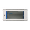 Szafka wisząca rack 4U 600x450 szara szklane drzwi-10156313