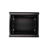 Szafka wisząca rack 9U 600x600 czarna szklane drzwi-10156339