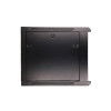 Szafka wisząca rack 9U 600x600 czarna szklane drzwi-10156341
