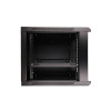 Szafka wisząca rack 9U 600x600 czarna szklane drzwi-10156342