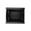 Szafka wisząca rack 9U 600x600 czarna szklane drzwi-10156344