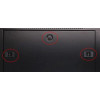 Szafka wisząca rack 9U 600x600 czarna szklane drzwi-10156345
