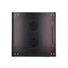 Szafka wisząca rack 9U 600x600 czarna szklane drzwi-10156348
