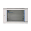 Szafka wisząca rack 6U 600x450 szara szklane drzwi-10156363