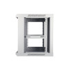 Szafka wisząca rack 9U 600x450 szara szklane drzwi-10156390