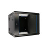 Szafka wisząca rack 9U 600x600 czarna dwusekcyjna-10156431