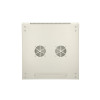 Szafka wisząca rack 9U 600x600 szara metalowe drzwi-10156499