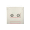 Szafka wisząca rack 9U 600x600 szara metalowe drzwi-10156503