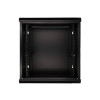 Szafka wisząca rack 12U 600x450 czarna szklane drzwi-10156517