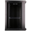 Szafka wisząca rack 12U 600x450 czarna szklane drzwi-10156521
