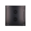 Szafka wisząca rack 12U 600x600 czarna szklane drzwi-10156557