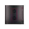Szafka wisząca rack 12U 600x600 czarna szklane drzwi-10156561