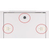 Szafka wisząca rack 12U 600x600 szara szklane drzwi-10156570